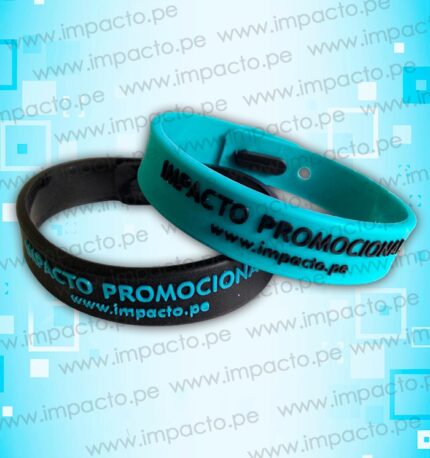 pulseras de goma personalizadas