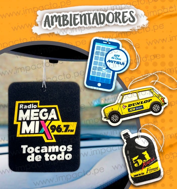 ambientadores colgantes para autos